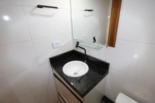 Banheiro de apartamento para alugar com 2 quartos, 39m² em Vila Brasil, São Paulo