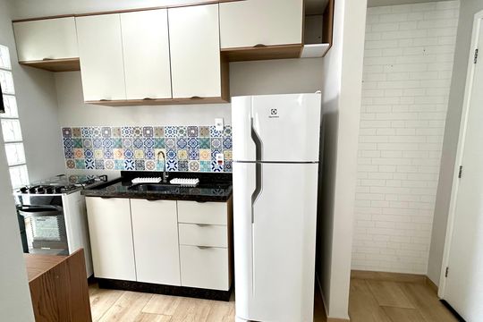 Cozinha de apartamento para alugar com 2 quartos, 43m² em Vila Itapegica, Guarulhos