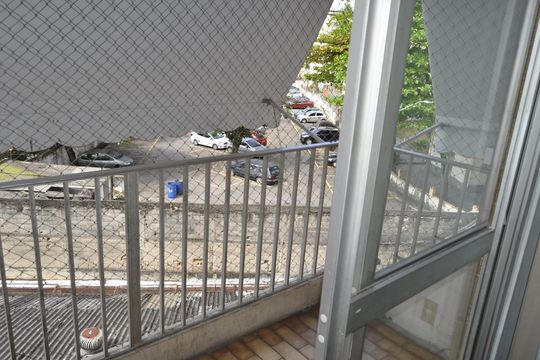 Varanda da sala de apartamento para alugar com 2 quartos, 59m² em Tomás Coelho, Rio de Janeiro