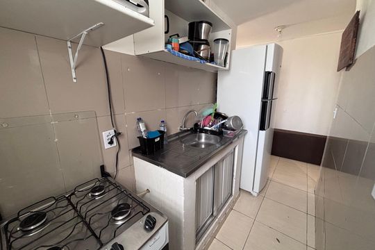 Cozinha de apartamento à venda com 2 quartos, 50m² em Recreio dos Bandeirantes, Rio de Janeiro