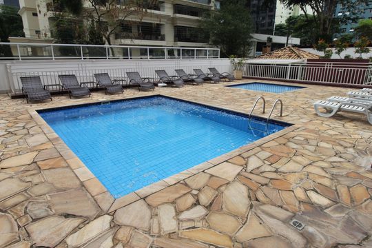 Área comum - Piscina de apartamento para alugar com 2 quartos, 74m² em Parque Residencial Aquarius, São José dos Campos