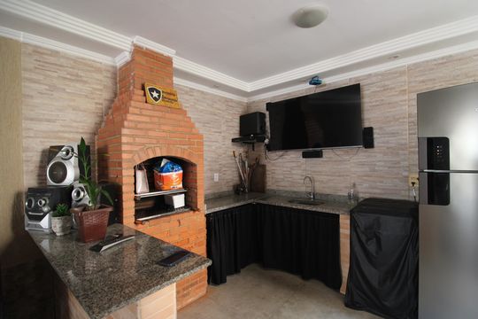 Churrasqueira de casa de condomínio à venda com 5 quartos, 230m² em Freguesia (jacarepaguá), Rio de Janeiro