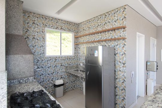 Área Gourmet de apartamento à venda com 2 quartos, 47m² em Juliana, Belo Horizonte