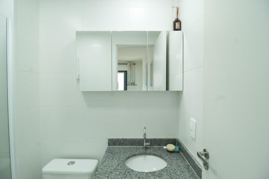 Banheiro de apartamento para alugar com 2 quartos, 42m² em Vila Albertina, São Paulo