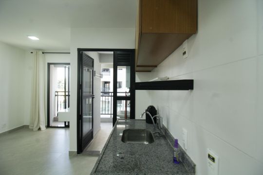 Cozinha de apartamento para alugar com 2 quartos, 42m² em Vila Albertina, São Paulo