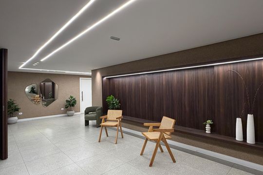 Área comum de apartamento para alugar com 2 quartos, 75m² em José Menino, Santos
