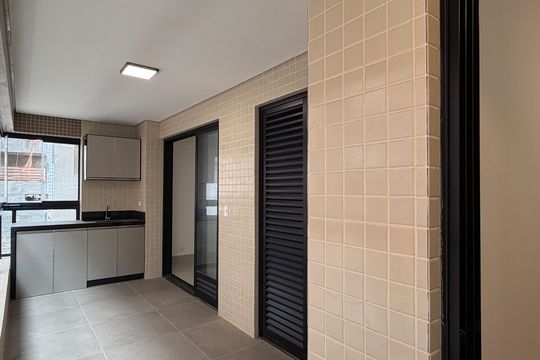 Varanda de apartamento para alugar com 2 quartos, 75m² em José Menino, Santos