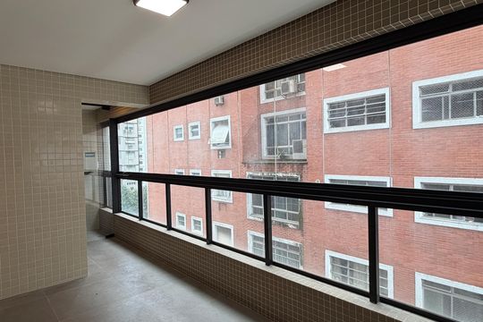 Varanda de apartamento para alugar com 2 quartos, 75m² em José Menino, Santos