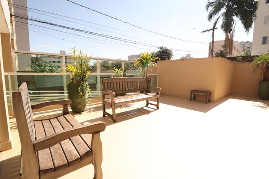 Área comum de apartamento para alugar com 3 quartos, 101m² em Copacabana, Uberlândia