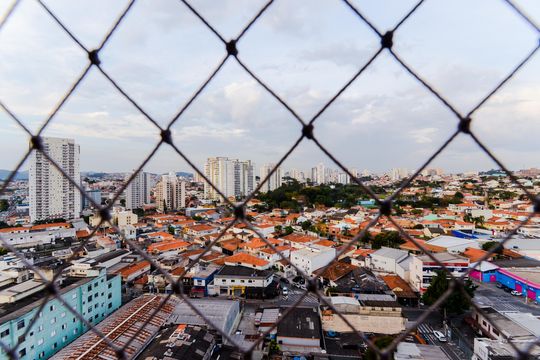 Vista da Sala de apartamento à venda com 2 quartos, 43m² em Vila Galvão, Guarulhos