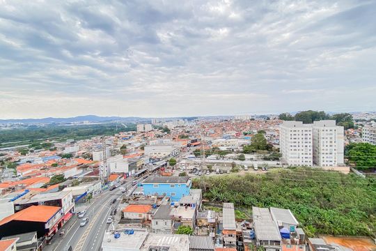 Vista  de apartamento à venda com 2 quartos, 47m² em Cangaiba, São Paulo