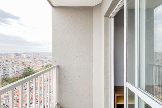 Varanda  de apartamento à venda com 2 quartos, 47m² em Cangaiba, São Paulo