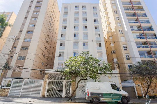 Fachada de apartamento à venda com 2 quartos, 78m² em Pinheiros, São Paulo