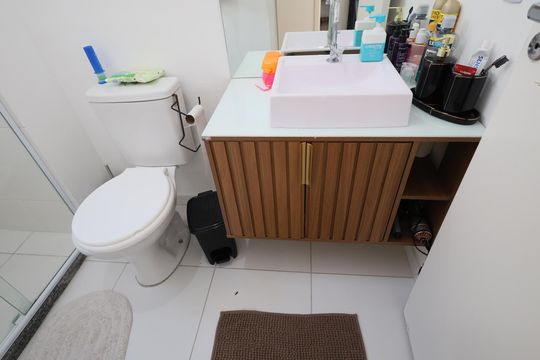 Banheiro de apartamento para alugar com 2 quartos, 45m² em Padroeira, Osasco