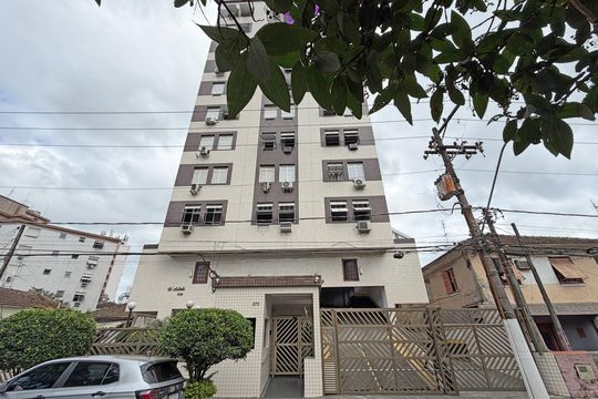 Fachada de apartamento para alugar com 2 quartos, 120m² em Aparecida, Santos