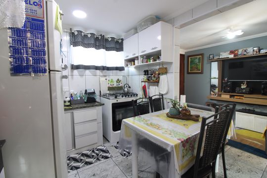 cozinha de apartamento à venda com 2 quartos, 48m² em Artur Alvim, São Paulo