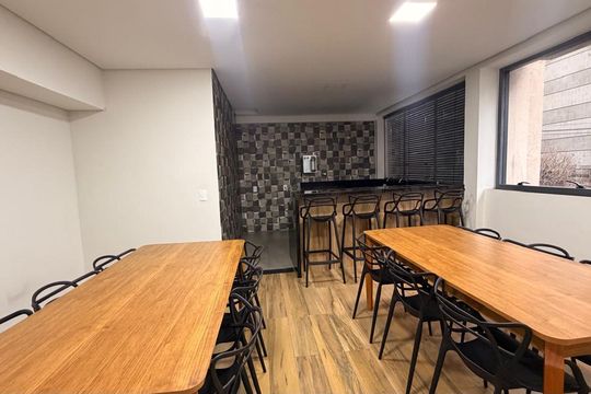 Área externa de apartamento para alugar com 1 quarto, 55m² em Funcionários, Belo Horizonte