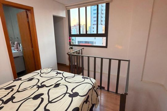 Quarto de apartamento para alugar com 1 quarto, 55m² em Funcionários, Belo Horizonte
