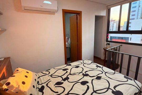 Quarto de apartamento para alugar com 1 quarto, 55m² em Funcionários, Belo Horizonte