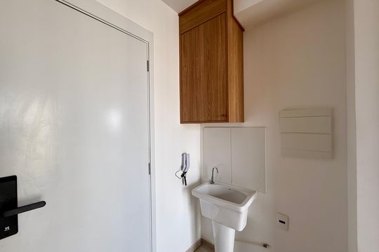 Área de Serviço de apartamento para alugar com 1 quarto, 27m² em Campo Belo, São Paulo