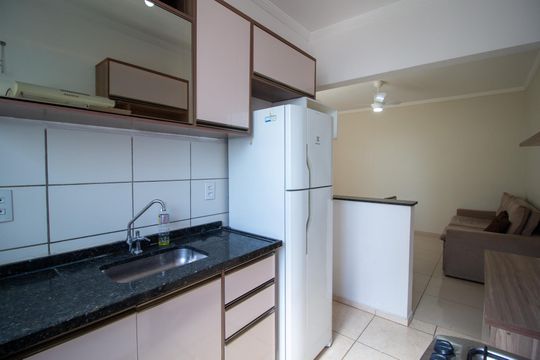 Cozinha  de apartamento para alugar com 2 quartos, 60m² em Jardim Sao Carlos, Sorocaba