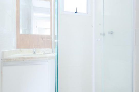 Banheiro Social de apartamento para alugar com 3 quartos, 128m² em Vila Rosalia, Guarulhos
