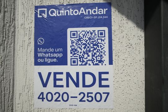 Placa de apartamento à venda com 2 quartos, 97m² em Jardim Ocara, Santo André