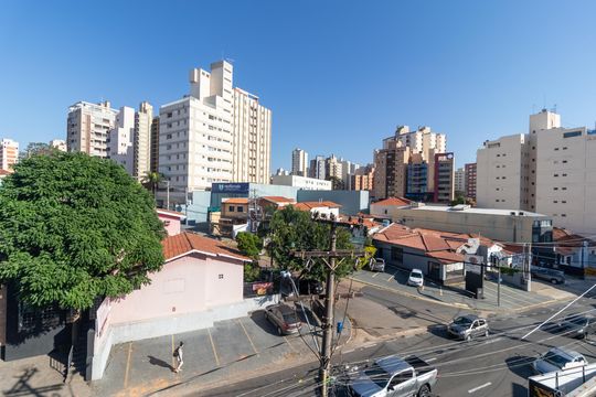Vista  de apartamento à venda com 1 quarto, 45m² em Centro, Campinas