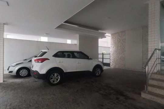 Área Comum - Garagem de apartamento para alugar com 2 quartos, 87m² em Gonzaga, Santos