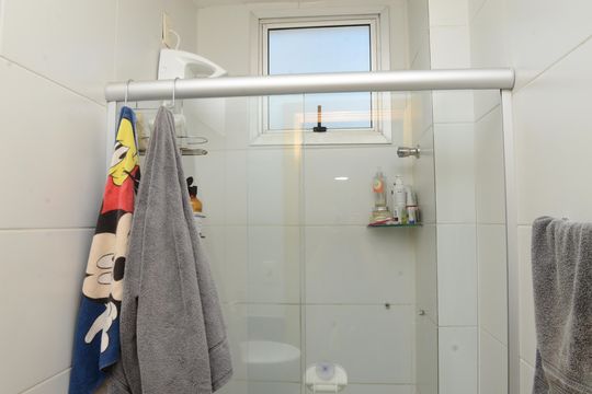 Banheiro Corredor de apartamento à venda com 3 quartos, 140m² em Nova Vista, Belo Horizonte