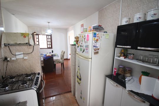 Cozinha de casa à venda com 2 quartos, 78m² em Conjunto Agua Branca, Contagem