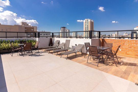 Área comum - Piscina de apartamento para alugar com 1 quarto, 25m² em Vila Dom Pedro Ii, São Paulo