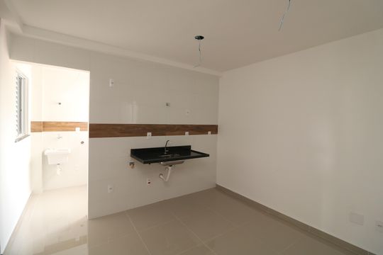 Sala/Cozinha de apartamento à venda com 2 quartos, 34m² em Vila Ema, São Paulo