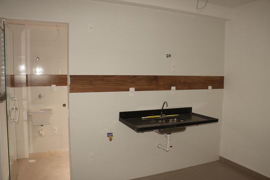 Cozinha de apartamento à venda com 2 quartos, 34m² em Vila Ema, São Paulo