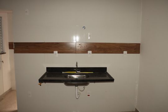 Cozinha de apartamento à venda com 2 quartos, 34m² em Vila Ema, São Paulo