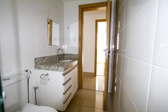 Banheiro Social de apartamento para alugar com 3 quartos, 111m² em Prado, Belo Horizonte