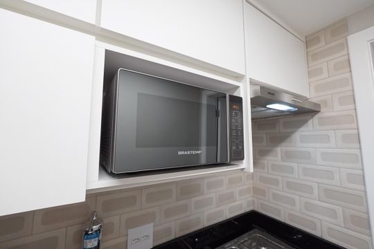 Cozinha de apartamento à venda com 1 quarto, 41m² em Aclimação, São Paulo