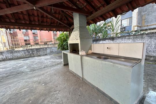 Área comum - Churrasqueira de apartamento à venda com 2 quartos, 68m² em Jardim Sulacap, Rio de Janeiro