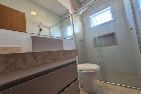 Banheiro 1 de casa para alugar com 4 quartos, 128m² em Jardim das Industrias, São José dos Campos