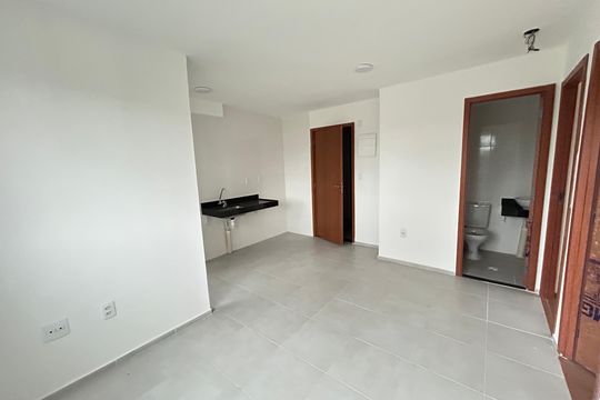 Sala de apartamento para alugar com 2 quartos, 36m² em Del Castilho, Rio de Janeiro