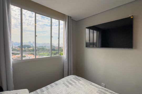 Quarto 1 de apartamento à venda com 2 quartos, 35m² em Jardim Promissao, São Paulo