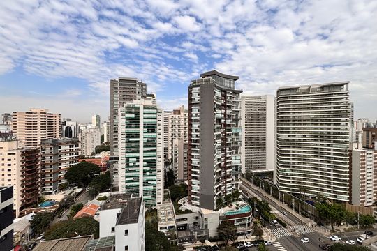 Vista de apartamento para alugar com 2 quartos, 91m² em Indianópolis, São Paulo
