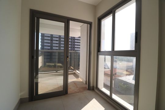 Sacada da Sala de apartamento para alugar com 2 quartos, 77m² em Patrimônio, Uberlândia
