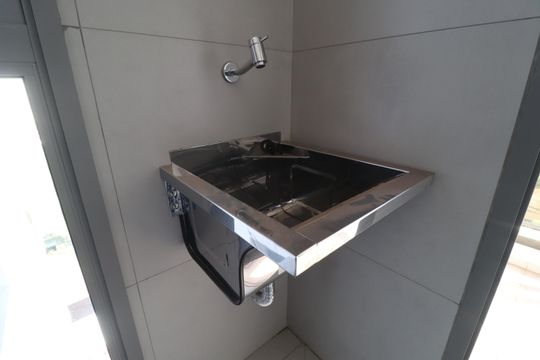 Cozinha e Área de Serviço de apartamento para alugar com 2 quartos, 77m² em Patrimônio, Uberlândia
