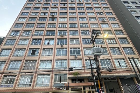 Fachada do Prédio de apartamento para alugar com 1 quarto, 28m² em Morro dos Barbosas, São Vicente