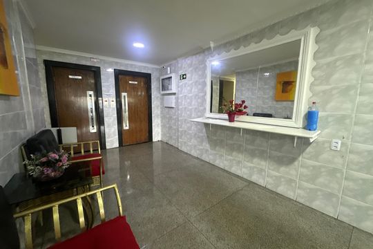 Área comum de apartamento para alugar com 1 quarto, 28m² em Morro dos Barbosas, São Vicente