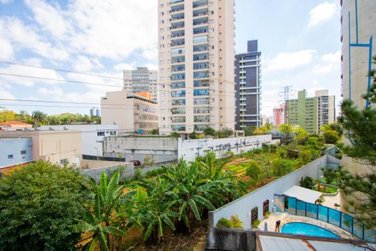 Vista do Suíte de apartamento à venda com 3 quartos, 180m² em Vila Bastos, Santo André