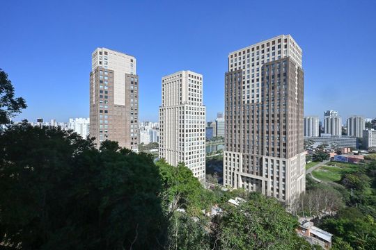 Vista de kitnet/studio para alugar com 1 quarto, 26m² em Cidade Jardim, São Paulo