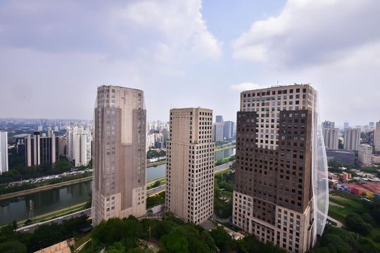 Cobertura Área Comum de kitnet/studio para alugar com 1 quarto, 26m² em Cidade Jardim, São Paulo