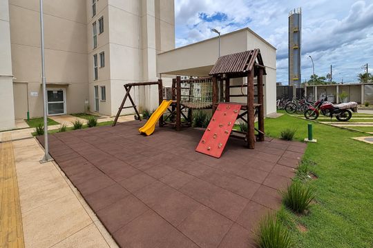 Área externa de apartamento para alugar com 2 quartos, 40m² em Parque Tremendao, Goiânia
